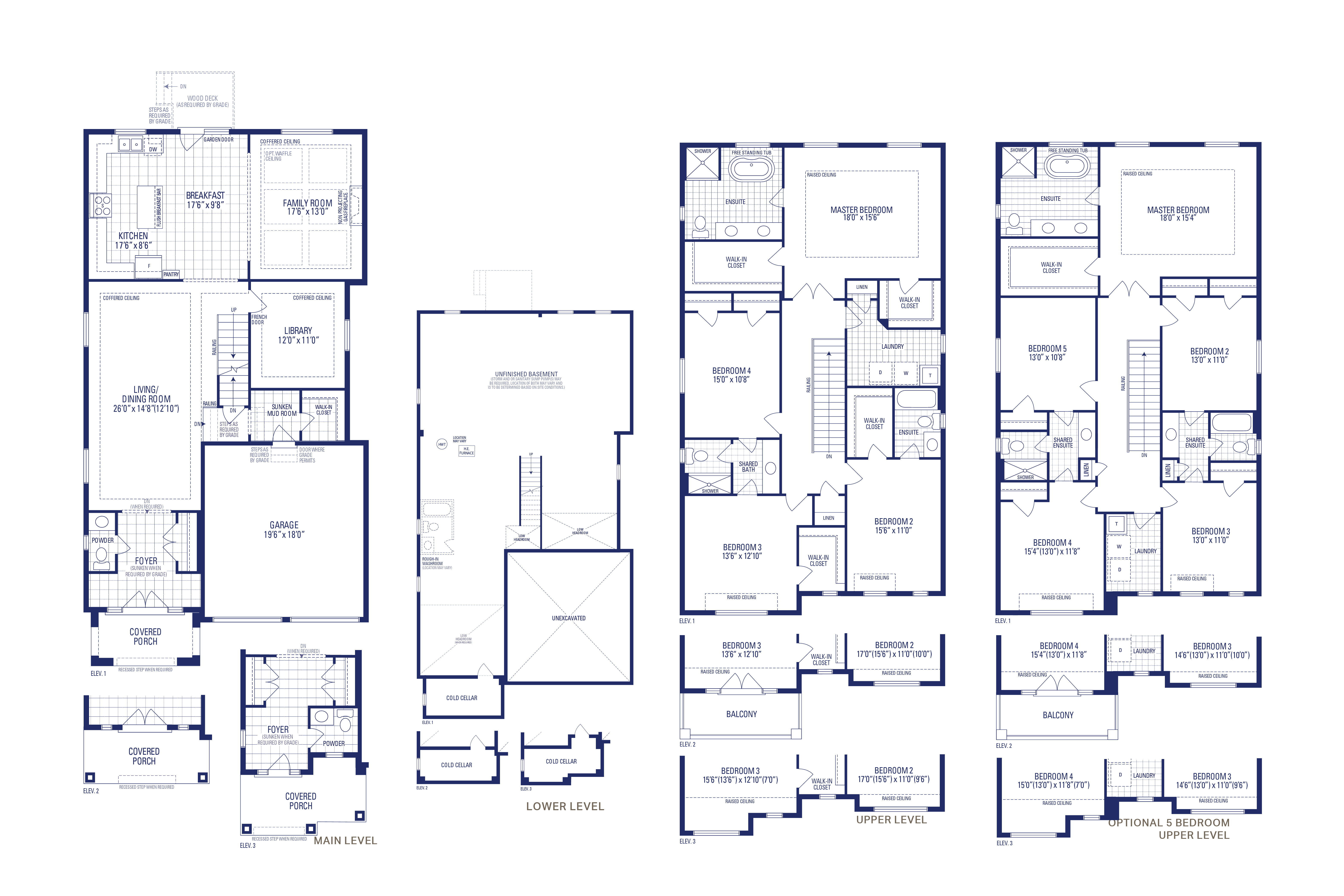 Monaco 4 Elev. 1 Floorplan