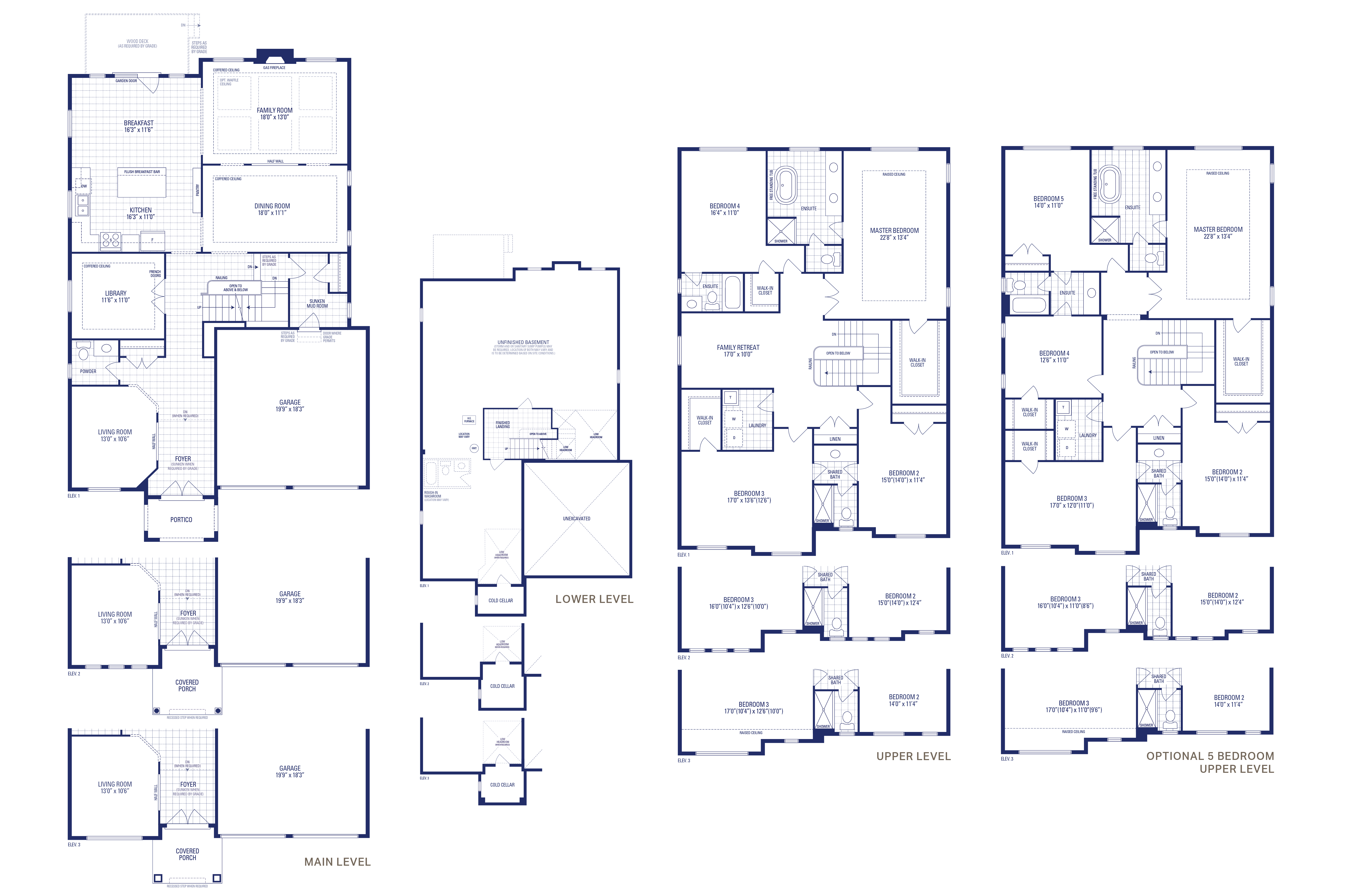 Riviera 3 Elev. 3 Floorplan