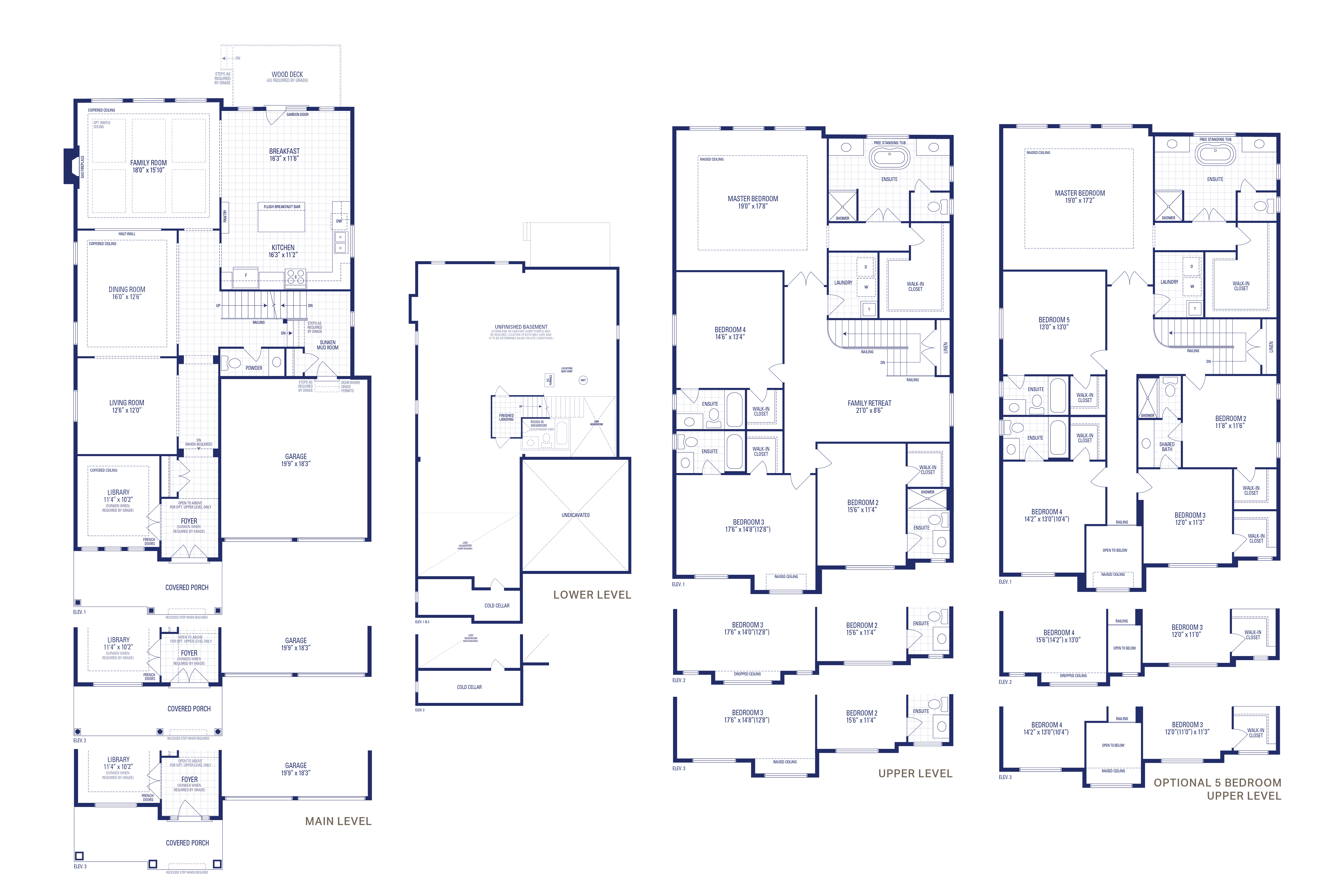 Riviera 4 Elev. 2 Floorplan