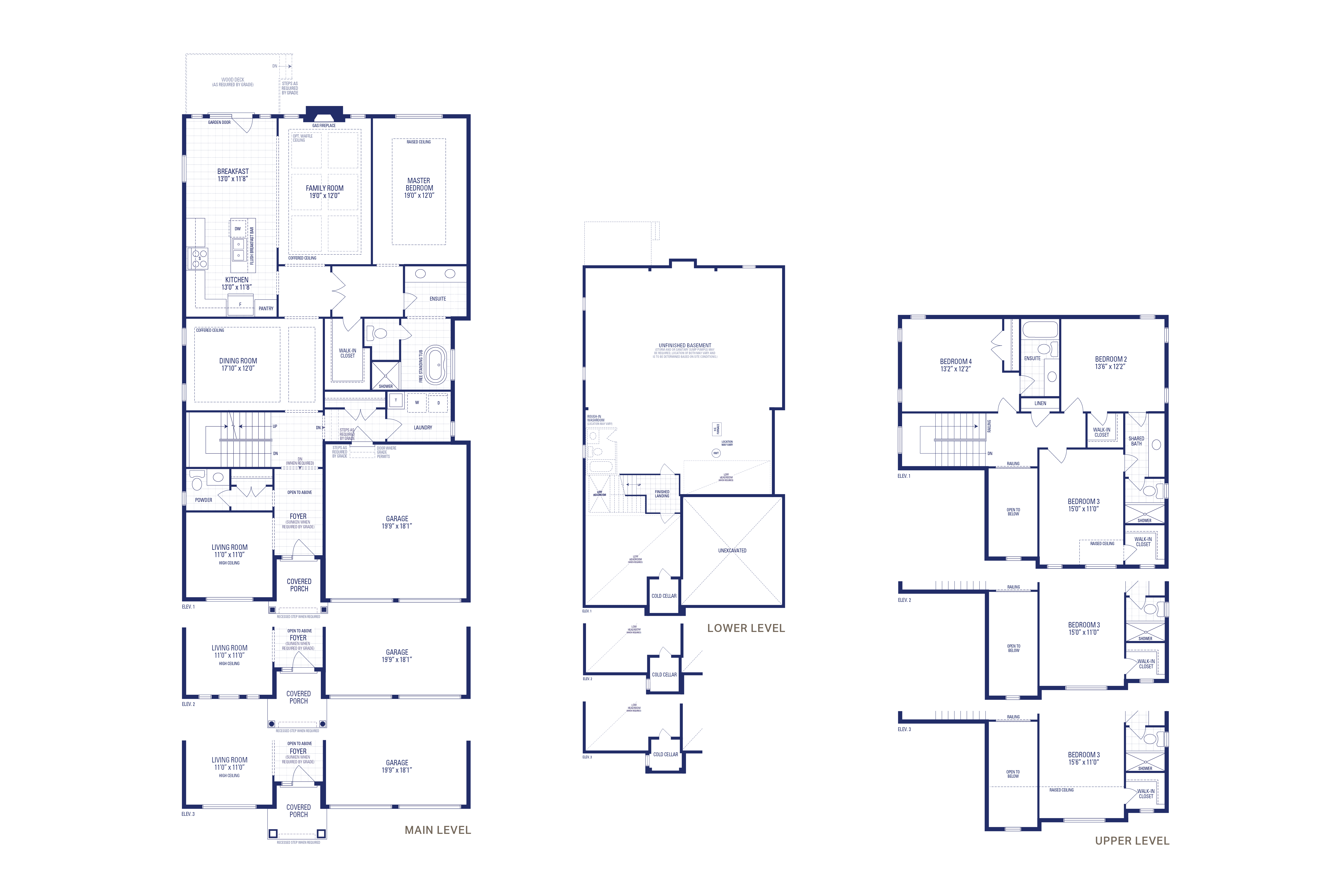 Riviera 5 Elev. 1 Floorplan