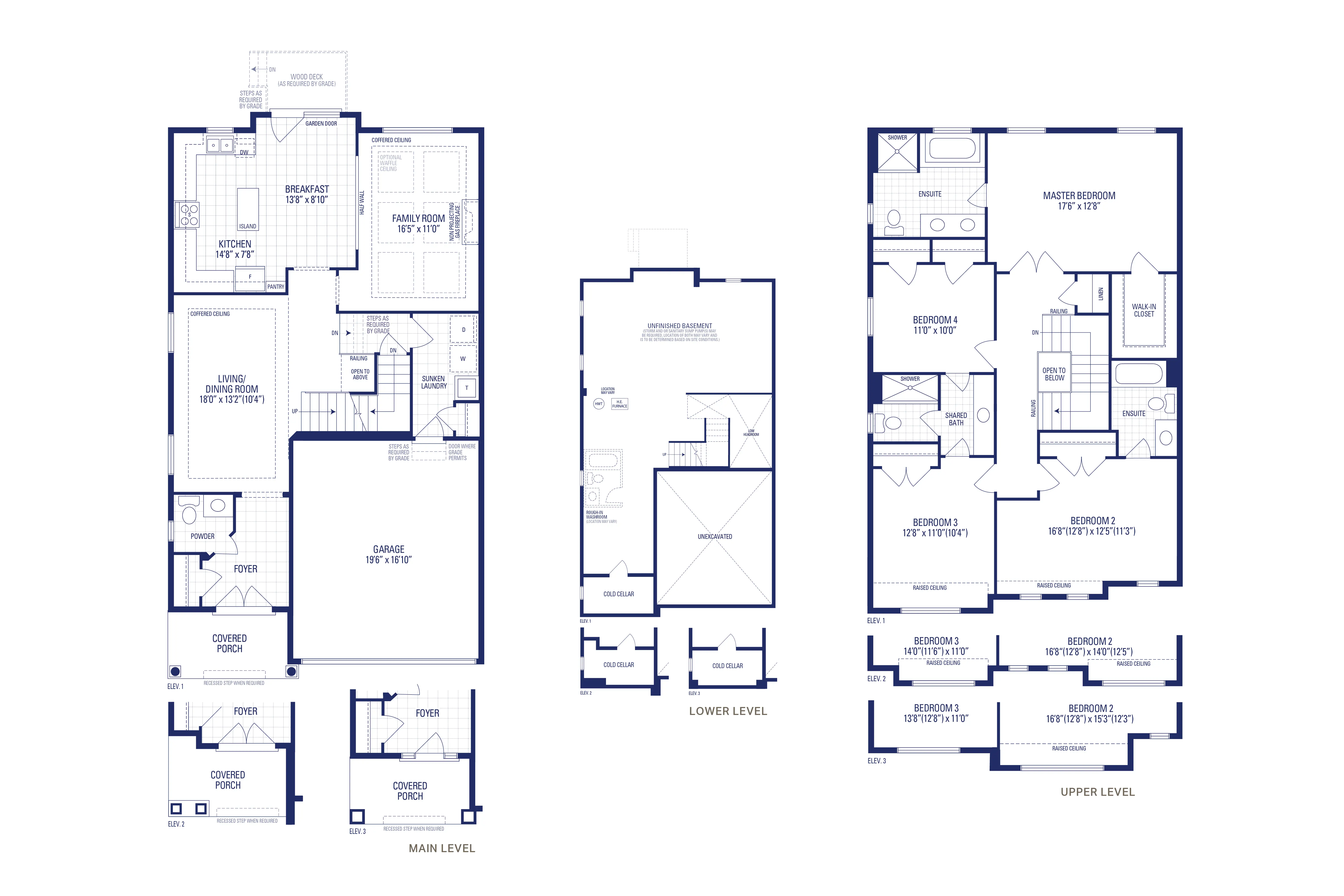 Seville 1 Elev. 2 Floorplan