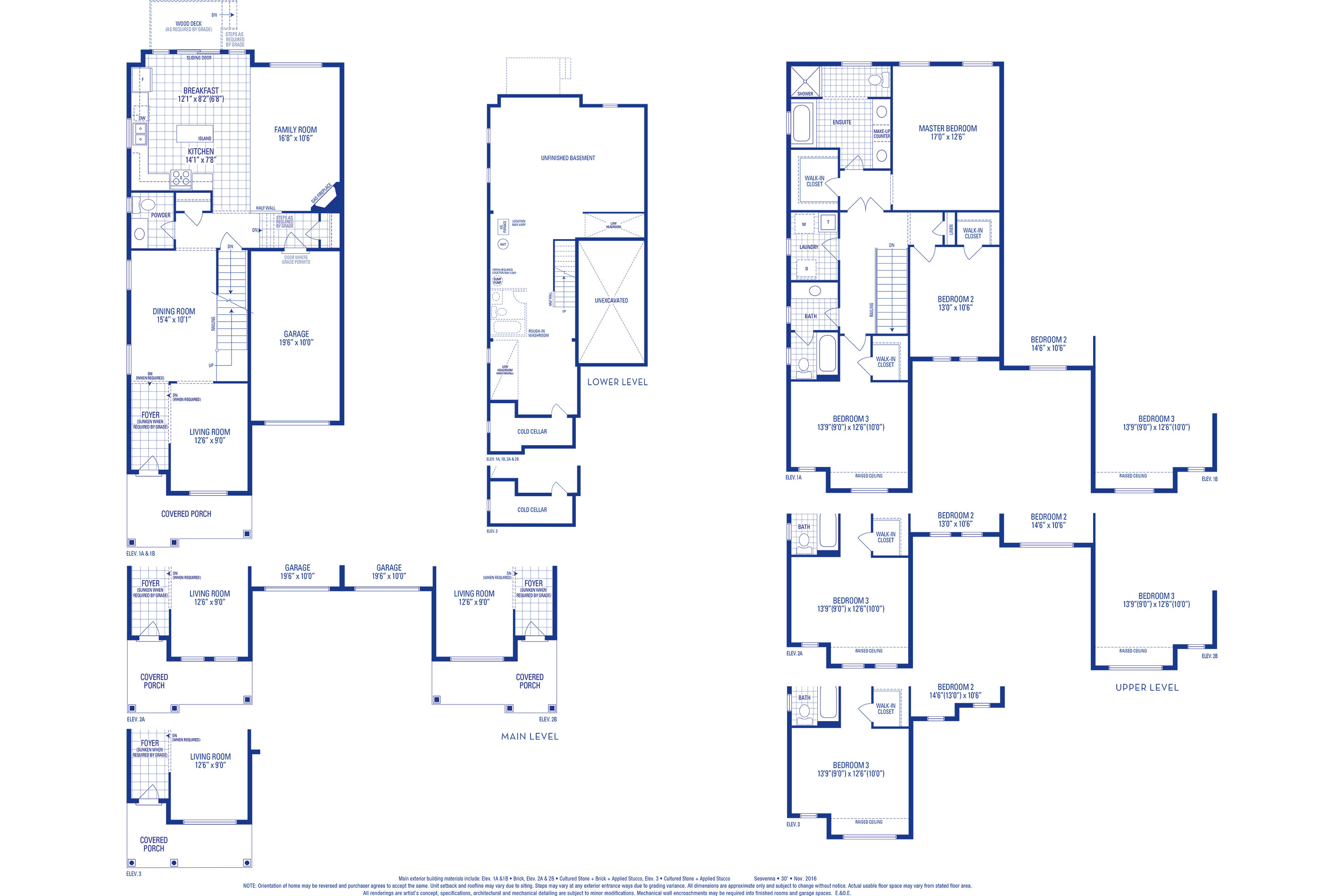 Sutton 04 Elev. 1A Floorplan