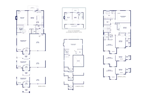 Legacy 3 Elev. 1 Floorplan Thumbnail