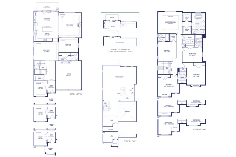 Legacy 8 Elev. 1 Floorplan Thumbnail